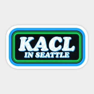 KACL in Seattle Sticker